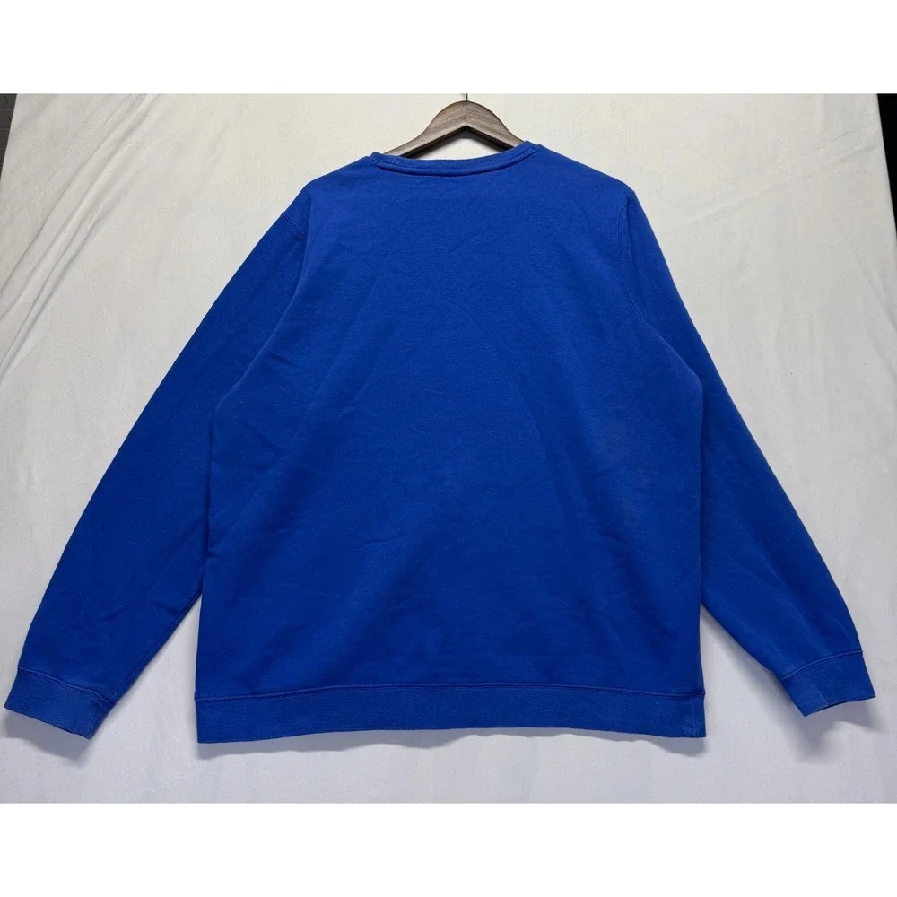 Duke Blue‎ Devils Sweatshirt Mens XL Royal Blue Nike NCAA Graphic Print Ribbed